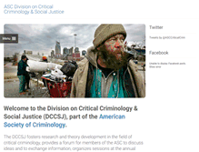 Tablet Screenshot of divisiononcriticalcriminology.com